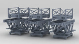 1/144 IJN Trolley & Trailer for Twin-Floatplane Set (6pcs)
