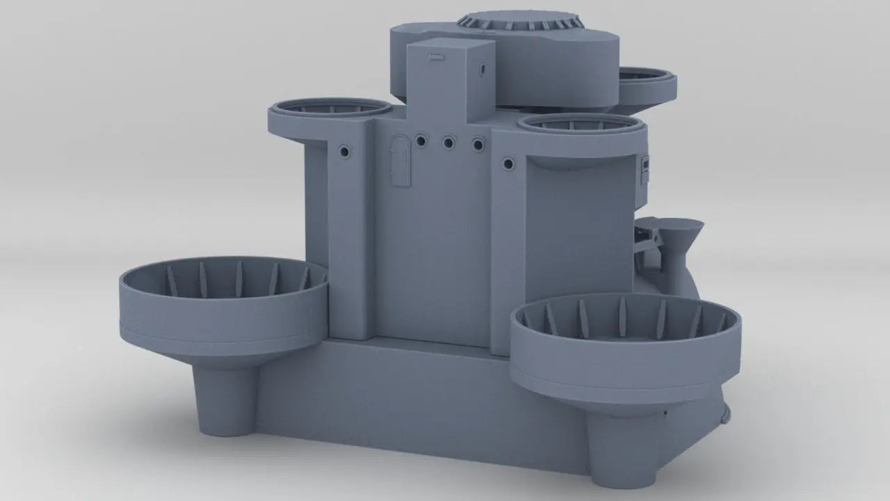 1/144 IJN Yamato Aft Tower Superstructure Protosoon