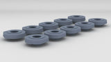 1/144 IJN Yamato Base for 25mm Type 96 Set (10pcs)