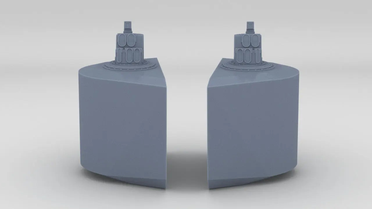 1/144 IJN Yamato Compass Bridge Set (2pcs) Resin3Dinteractive