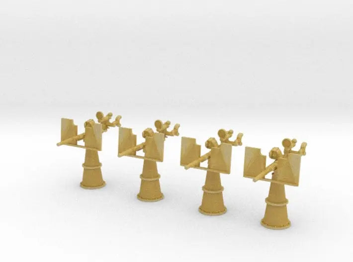 1/144 Royal Navy 20mm Oerlikon Mk IIIA set 4pcs - distefan 3d print