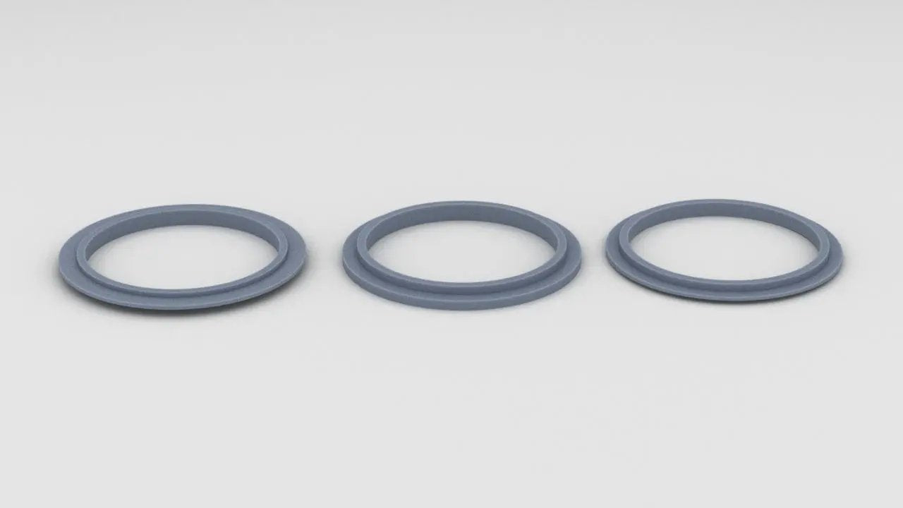 1/144 USN 16in/45 (40,6 cm) Mark 6 Turret Barbette Set (3pcs) - distefan 3d print