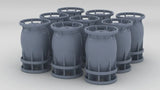 1/144 USN 200lb Depth Charges Mk9 Set (9pcs)