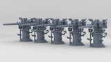 1/144 USN 3 inch 50 [7.62 Cm] Deck Gun Set (5pcs)
