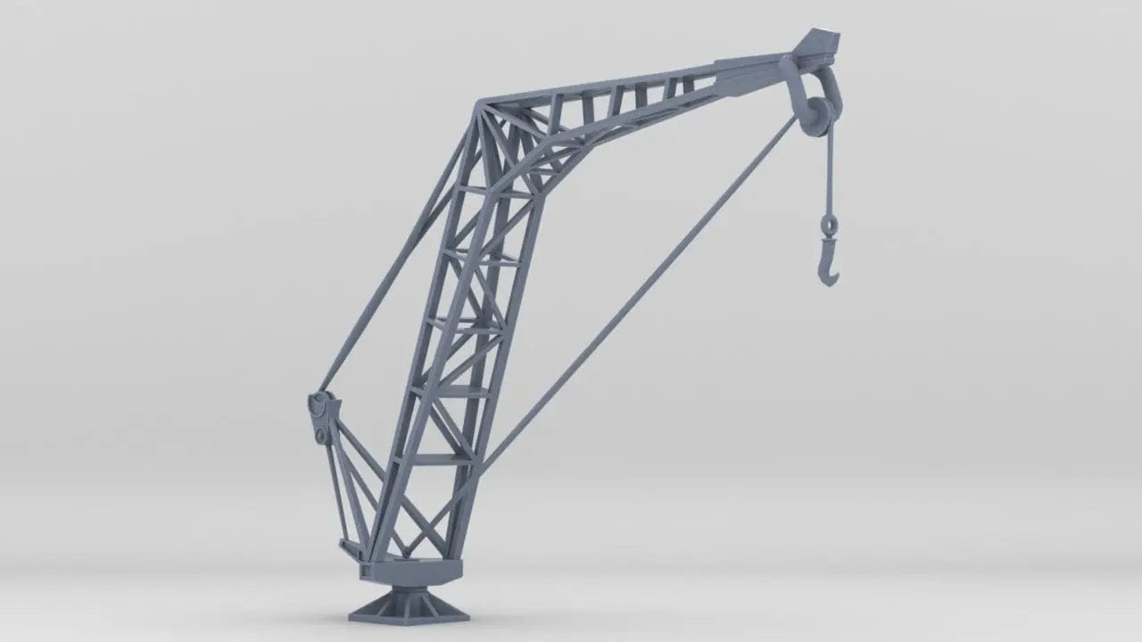 1/144 USN Aircraft Crane - distefan 3d print