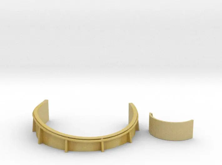 1/144 USS BB59 amidship port 40-20mm tub set - distefan 3d print
