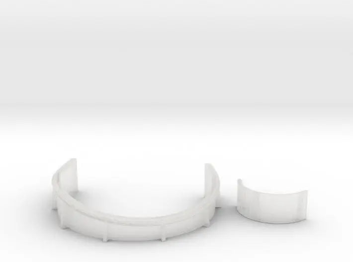 1/144 USS BB59 amidship port 40-20mm tub set - distefan 3d print