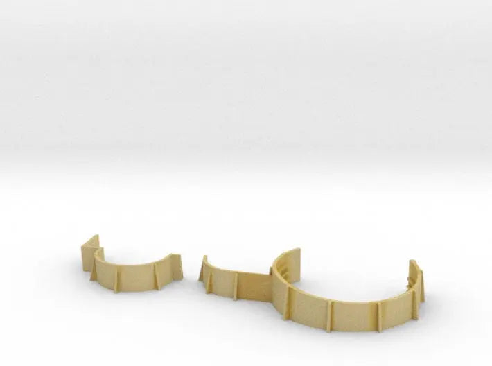 1/144 USS BB59 aft amidship deck shield starboard