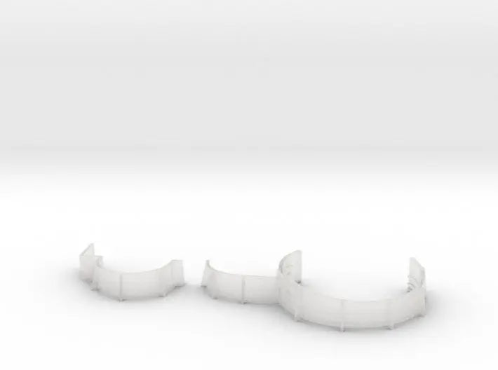 1/144 USS BB59 aft amidship deck shield starboard