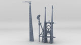 1/144 USS Gato Conning Tower Details Set