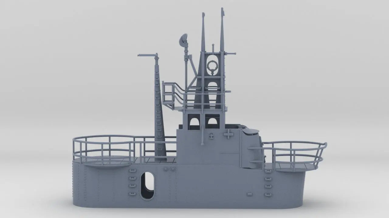 1/144 USS Gato Conning Tower (Fairwater) Resin3Dinteractive