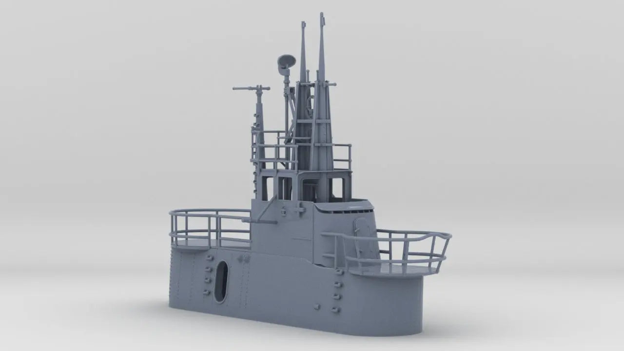 1/144 USS Gato Conning Tower (Fairwater) Resin3Dinteractive