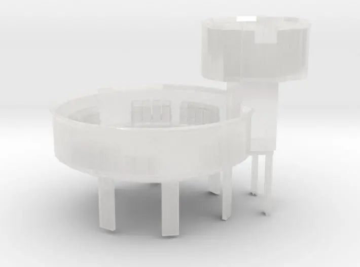 1/144 USS Saucy PG-65 Aft M45 quadmount platform - distefan 3d print