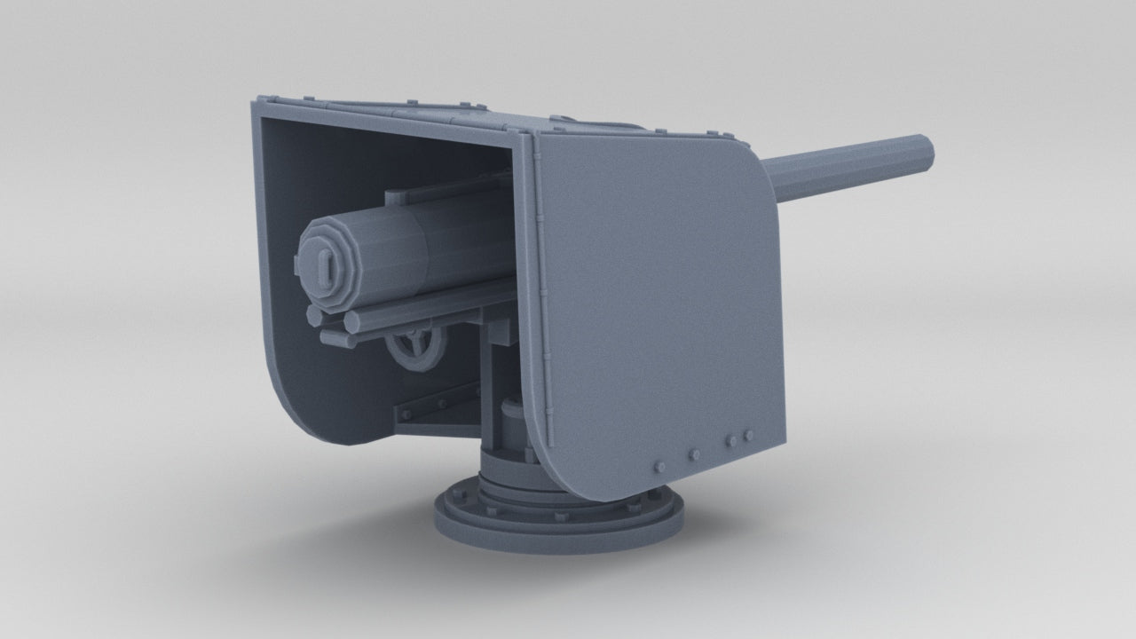 1/144 USS Saucy PG-65 Forward 4''/50 Gun - distefan 3d print