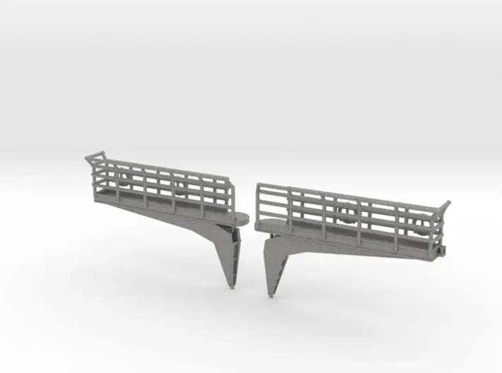 1/144 Bismarck bridge wing set 2pcs - distefan 3d print