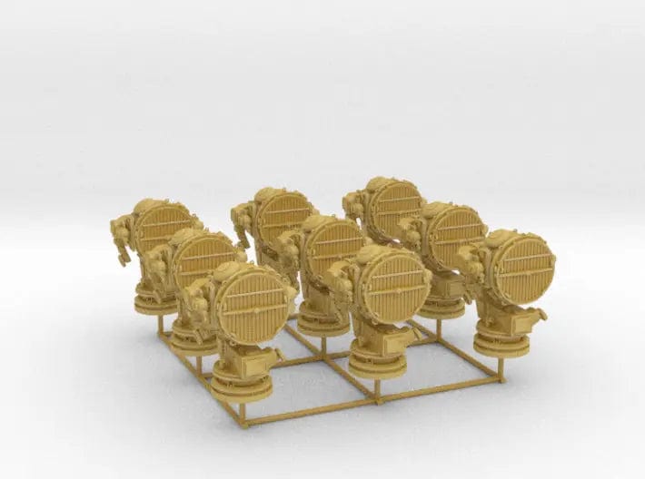 1/144 DKM 160cm searchlight set 9pcs - distefan 3d print