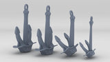1/144 DKM Bismarck Anchor Set (4pcs)