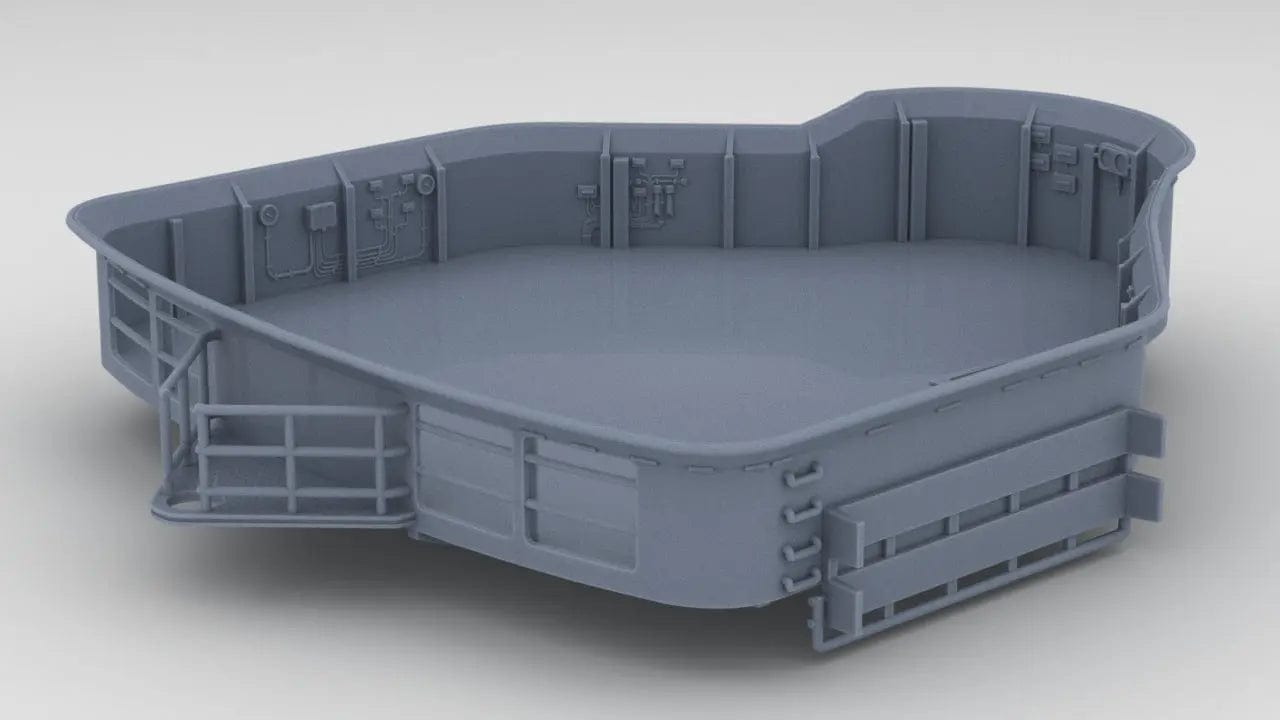 1/144 DKM Bismarck Bridge Foretop- distefan 3d print