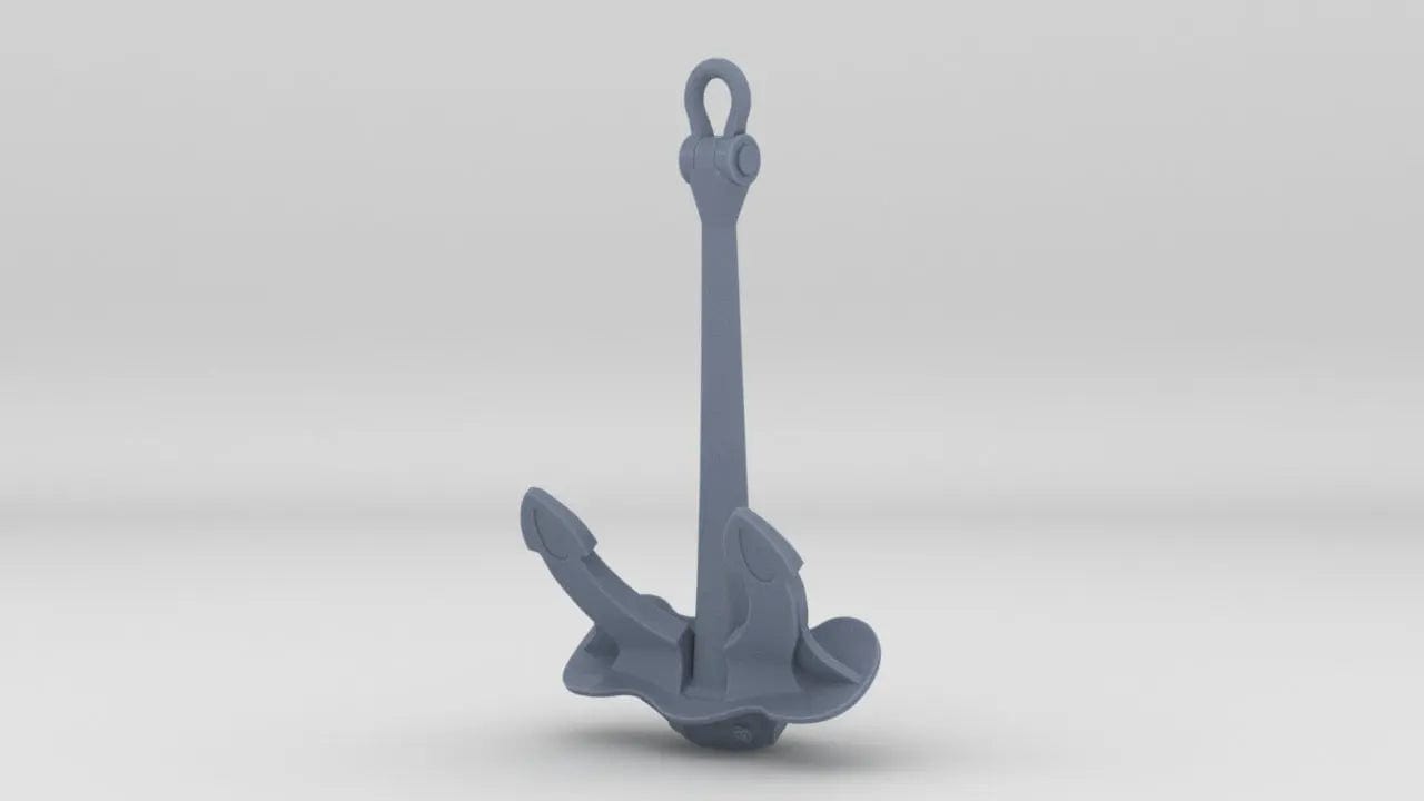 1/144 DKM Bismarck Stern Anchor (Port Side) - distefan 3d print