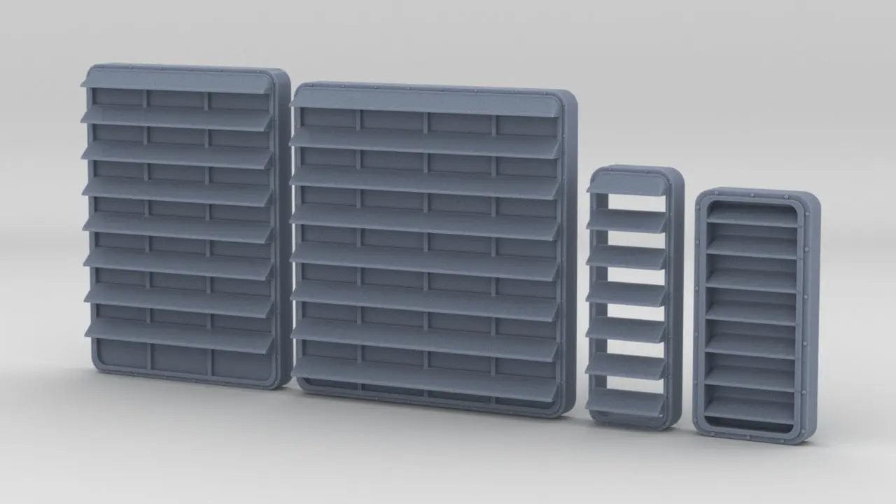 1/144 DKM Louvers 1 Set (4pcs) - distefan 3d print