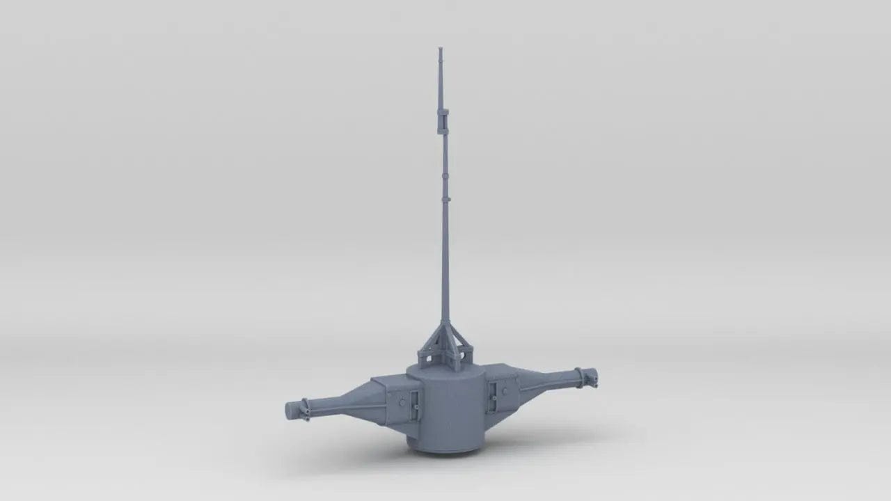 1/144 DKM Lutzow Aft Rangefinder - distefan 3d print