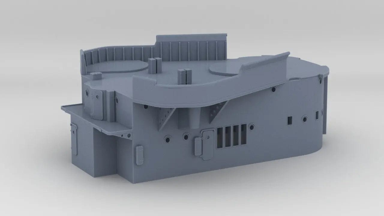 1/144 DKM Lutzow Forward Deck 1 & 2- distefan 3d print