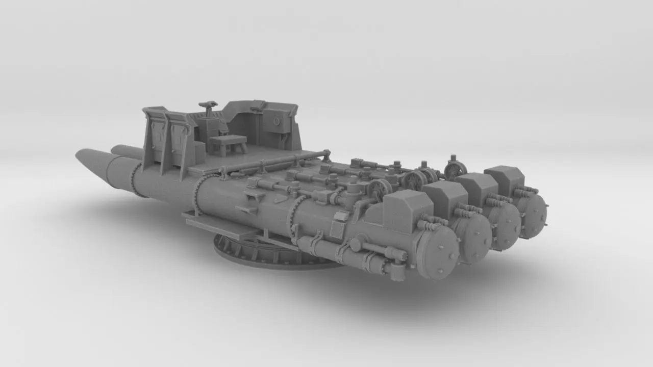 1/144 DKM Quadruple 533 mm Torpedo Tubes - distefan 3d print