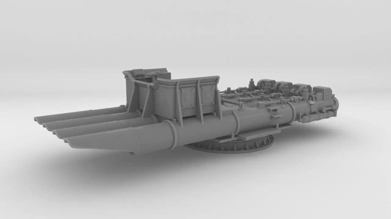 1/144 DKM Quadruple 533 mm Torpedo Tubes - distefan 3d print