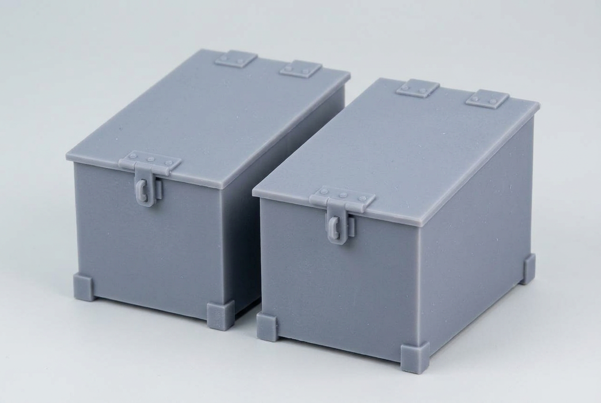 1/144 DKM Schnellboot Amidships Ammo Locker Set (5pcs) - distefan 3d print – alternate view