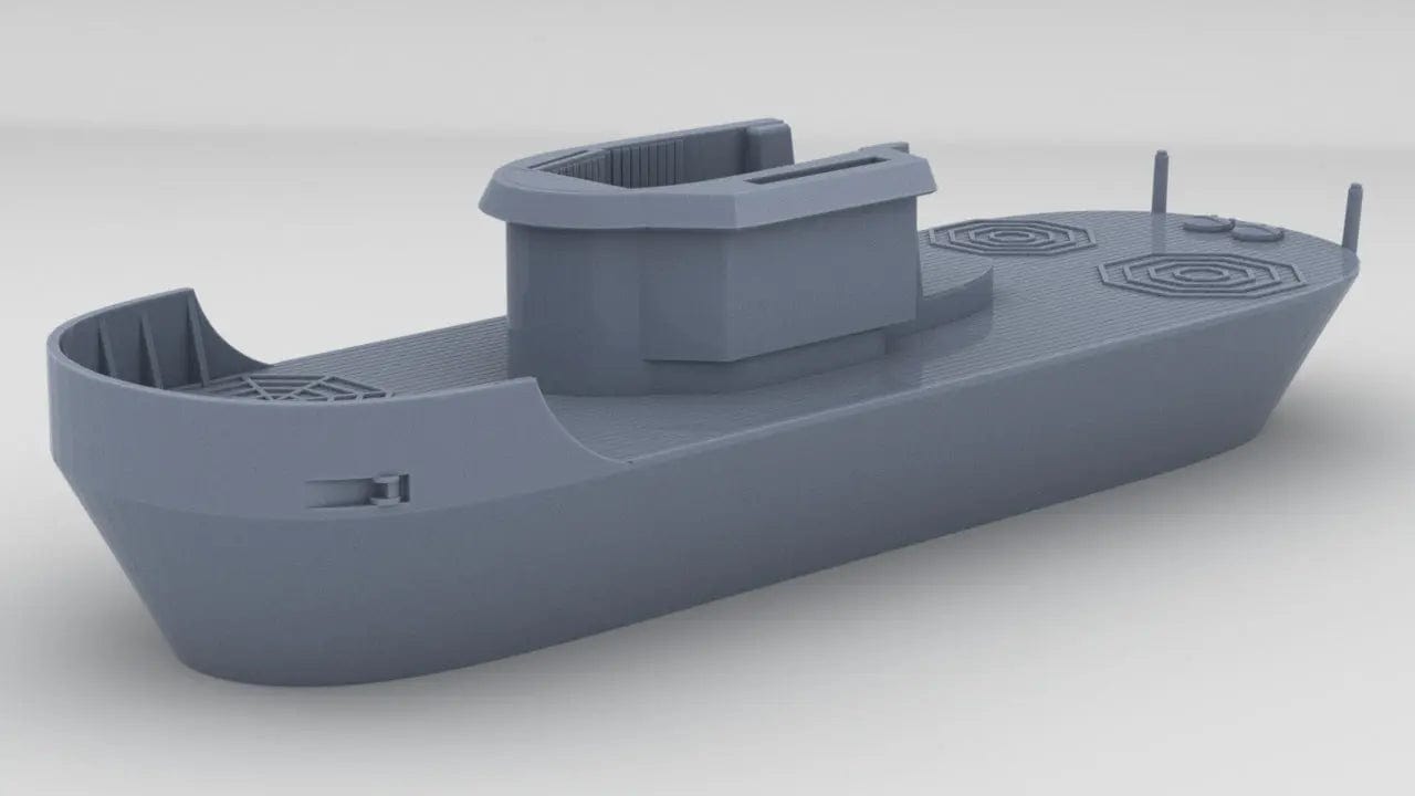 1/144 DKM U-Boot VII/C U-676 Conning Tower - distefan 3d print