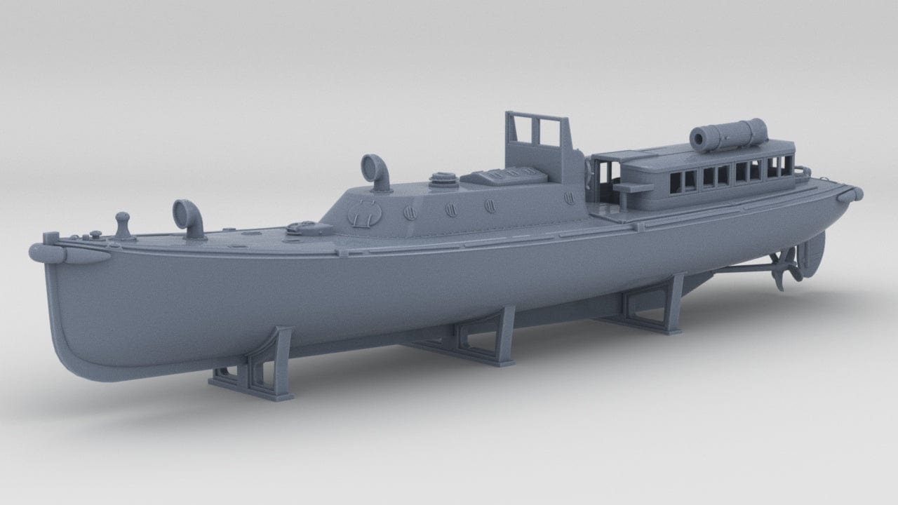 1/144 IJN 17m Admiral (Pinnace) Boat - distefan 3d print