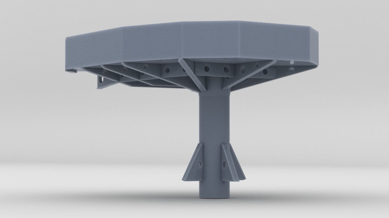 1/144 IJN Kagero Platform for Type 96 25mm AA Weapons - distefan 3d print
