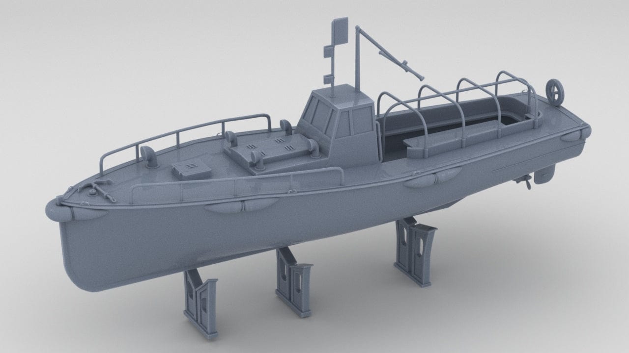 1/144 IJN Motorboat Cutter 11m 60hp - distefan 3d print