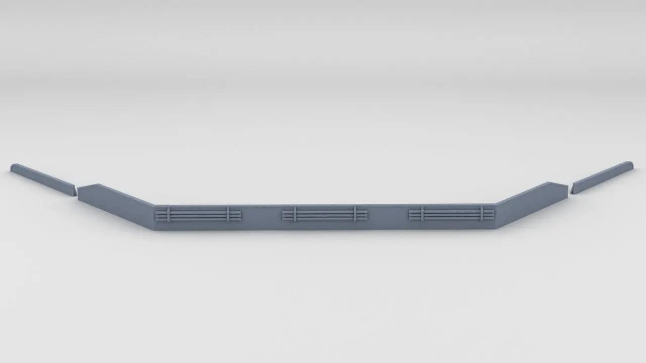 1/144 IJN Yamato Breakwater Set (3pcs)- distefan 3d print
