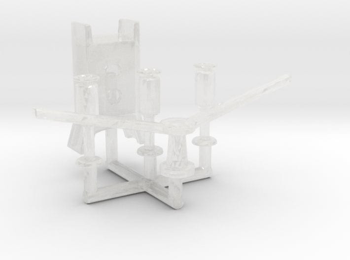 1/144 IJN Yamato crane support and controls - distefan 3d print