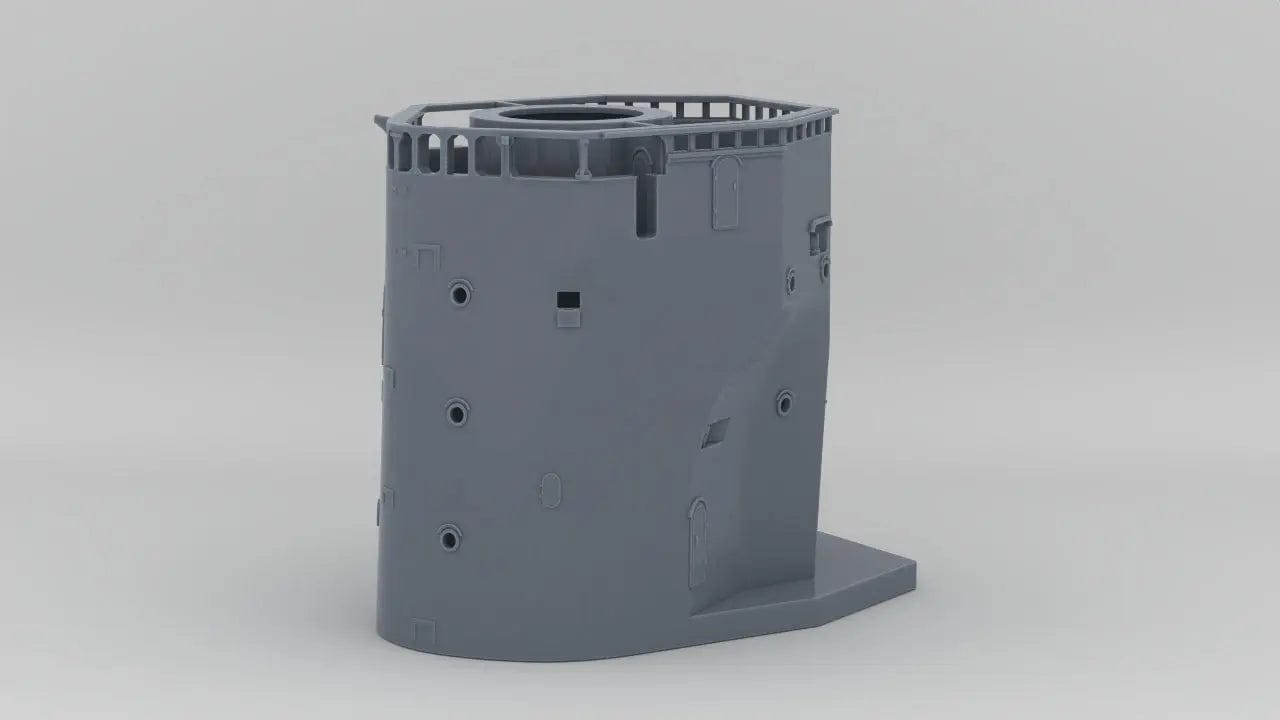 1/144 IJN Yamato Forward Structure Combat Bridge - distefan 3d print