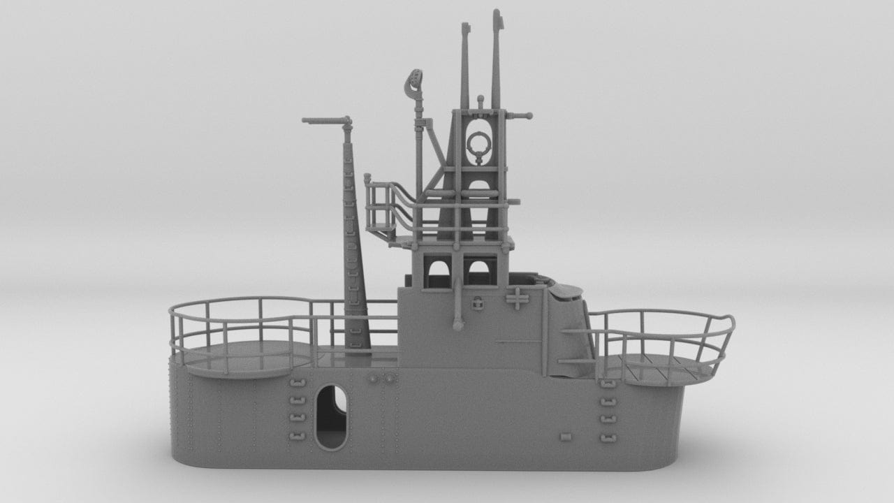 1/144 US Gato Conning Tower (Fairwater) - distefan 3d print