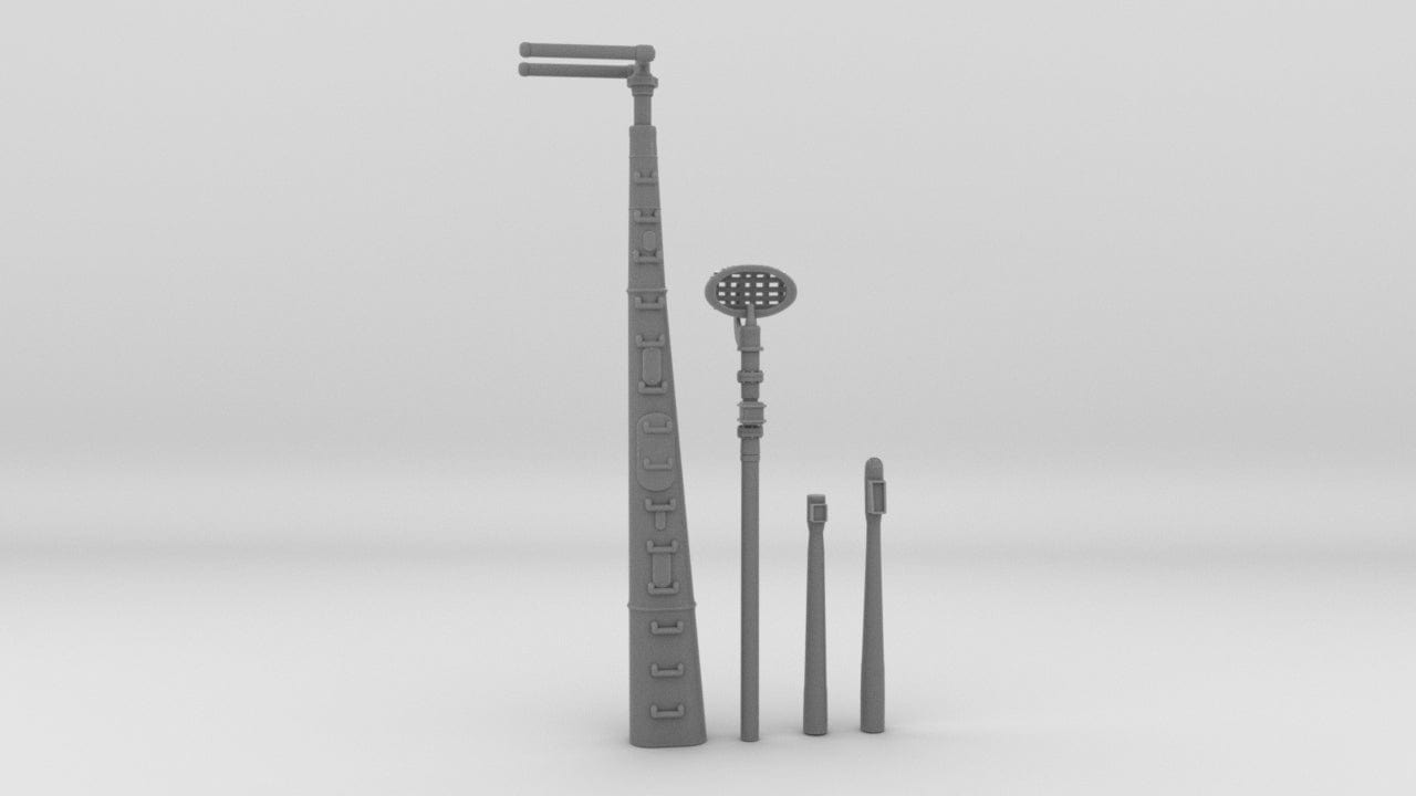 1/144 US Gato Radar Antennas Set - distefan 3d print
