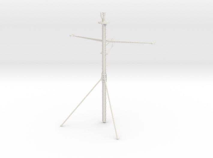 1/144 US Iowa aft mast - distefan 3d print