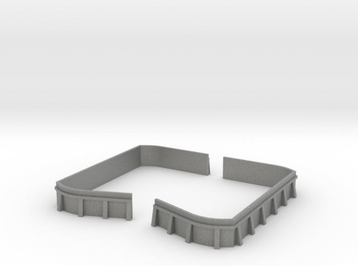 1/144 US Iowa main deck tubs 2x 20mm stern - distefan 3d print