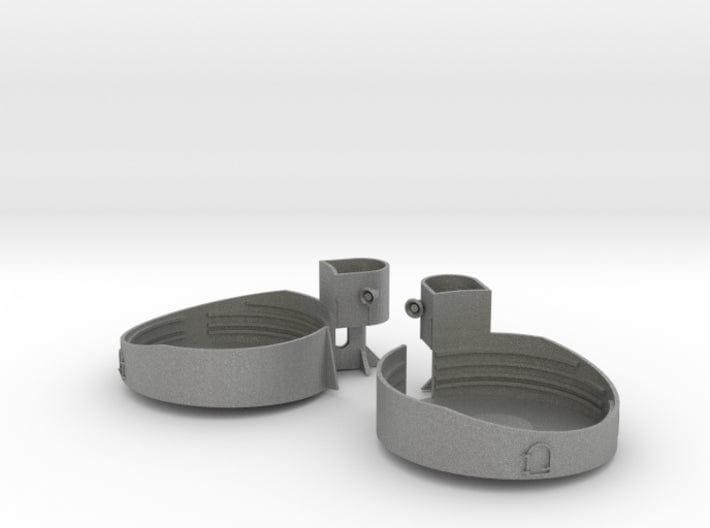 1/144 US Iowa main deck tubs 40mm stern - distefan 3d print