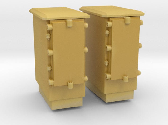 1/144 USN 3 inch 50 deck mount storage lockers - distefan 3d print