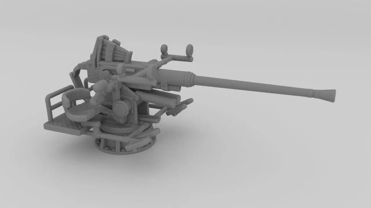 1/144 USN 40mm Single Bofors - distefan 3d print