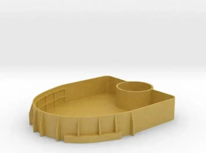 1/144 USN D shaped tub for 40mm Bofors - distefan 3d print