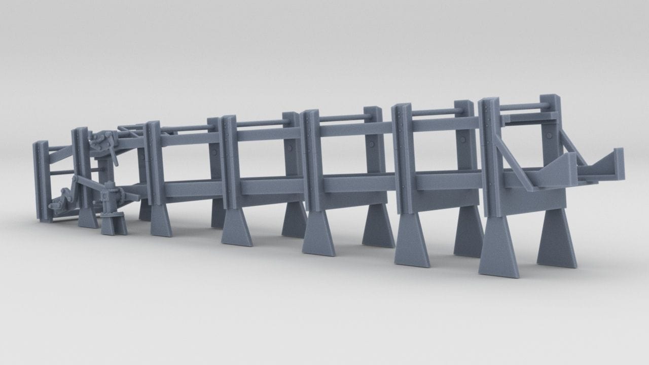1/144 USN DC Release Track Mk9 Mod 0 Port - distefan 3d print