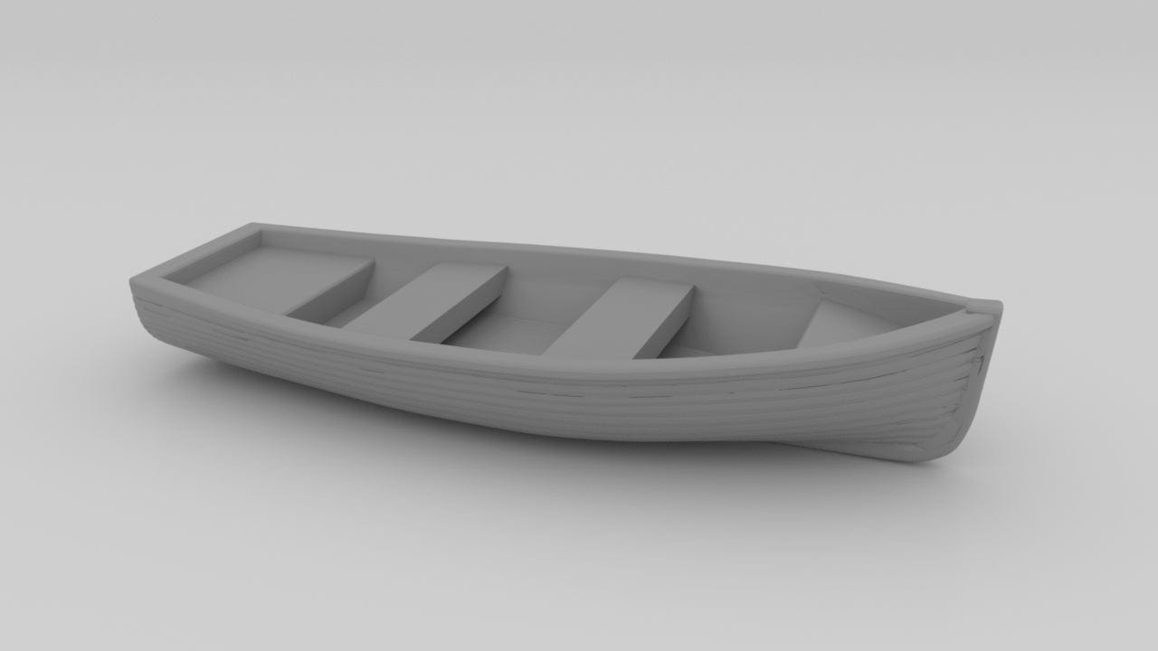 1/144 USN Wherry Life Raft Boat - distefan 3d print