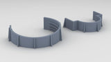 1/144 USS BB59 Aft 40mm & 20mm Tub Port Set