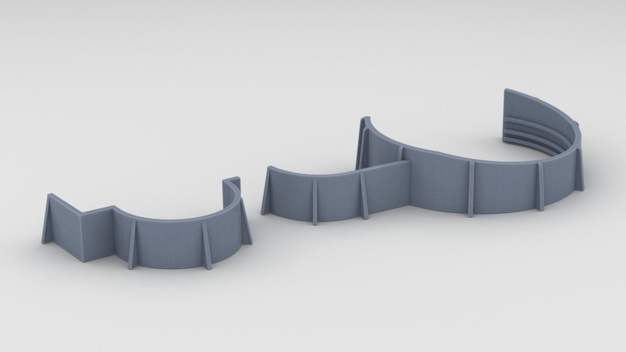 1/144 USS BB59 Aft 40mm & 20mm Tub Starboard Set - distefan 3d print