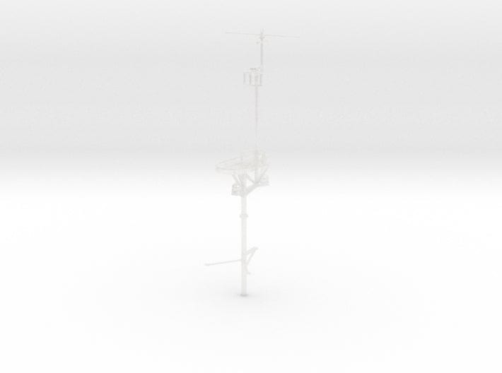 1/144 USS BB59 tower mast - distefan 3d print