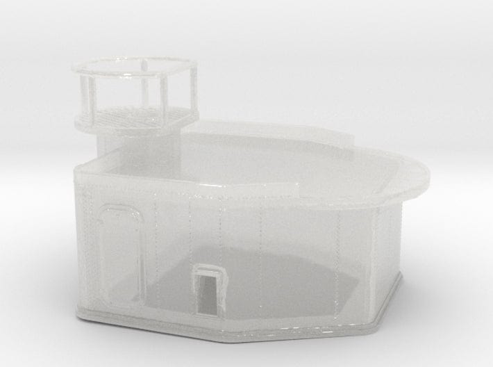 1/144 USS Cassin Young aft deck1 tub 40mm Bofors - distefan 3d print